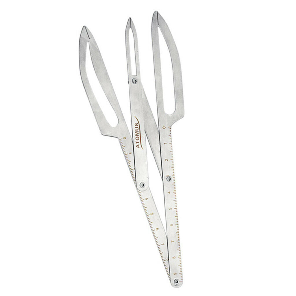 Pro Steel Calipers Microblading Permanent Eyebrow Makeup Design Measure Tool