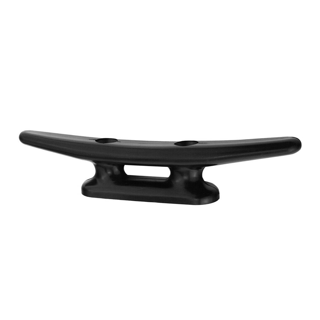 Black 125mm Nylon Mooring Cleat Dock Anchor Cleat for Yacht Kayaks Boats