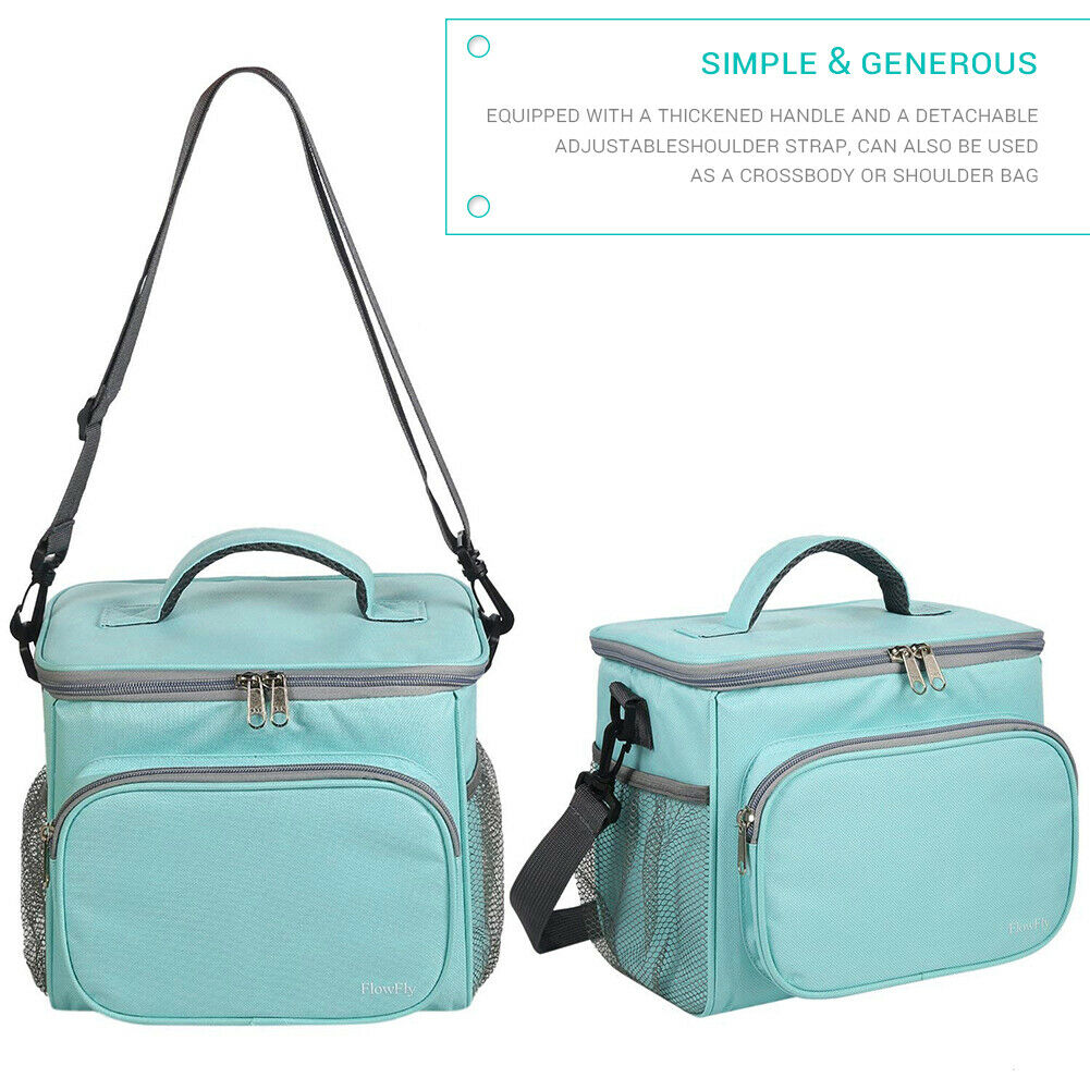 Large Capacity Insulated Thermal Tote Bag Cooler Outdoor Picnic Bag