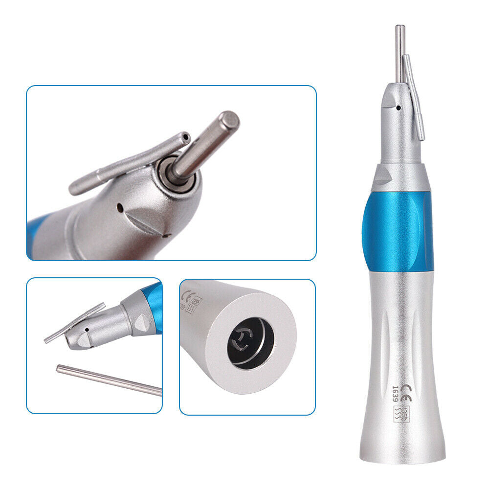 1pc Dental Surgical Straight Nose Cone Handpiece 1:1 External Irrigation Pipe