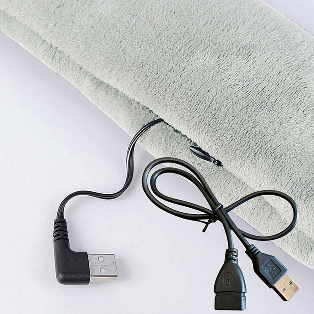 Winter Electric Flannel Heated Neck Scarf Shawl for Men Women Neck Warmer