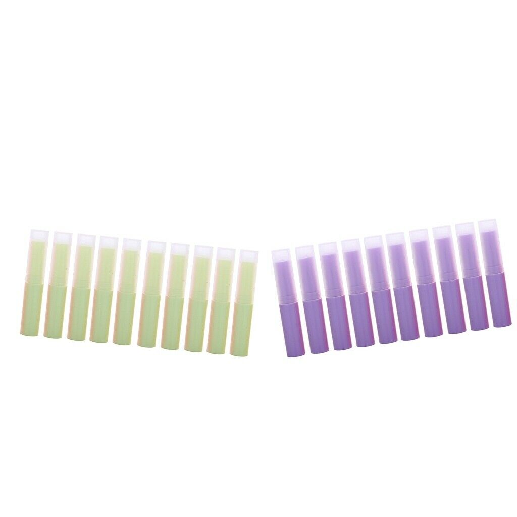 20Pcs Empty Lipstick Tubes Lip Balm Containers DIY Makeup Tools