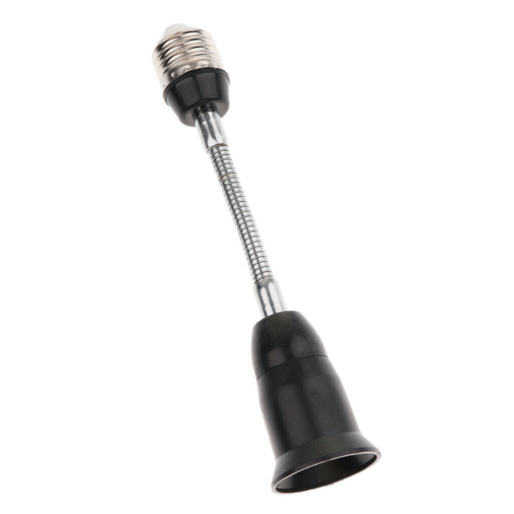 E27   Extension Adjustable Medium Light Bulb Socket Converter