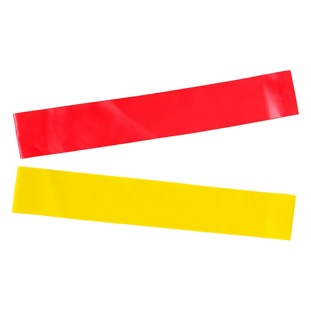 2x Ladies Resistance Band Loop Hips Circles Home Yoga Natural Latex Rehab