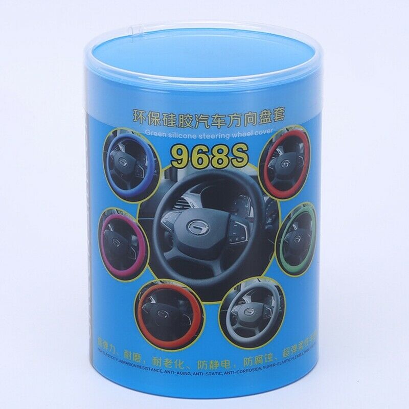1Pcs Universal Texture Soft Car Stee Wheel Cover Car Silicone Stee Wheel GloveW6