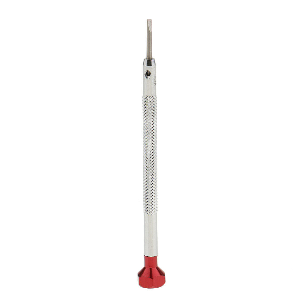 Stainless Steel Screwdriver Watch Jewelry Watchmaker Repair Tool Red 1.8