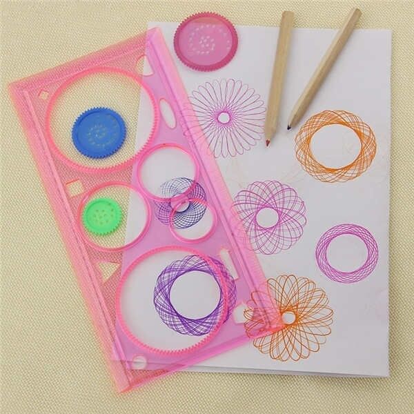 1x Spirograph Geometric Ruler Drafting Tool Stationery For Student Drawin.l8