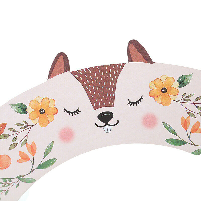 12pcs Woodland Animal Fox Cupcake Topper Wrappers Fiesta Birthday Party S.l8