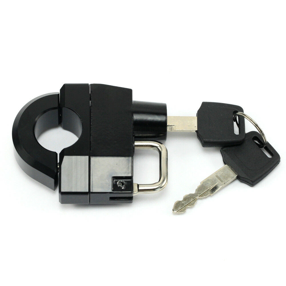 Motorcycle 25mm Handlebars Helmet Lock For YAMAHA XVS XVZ Star