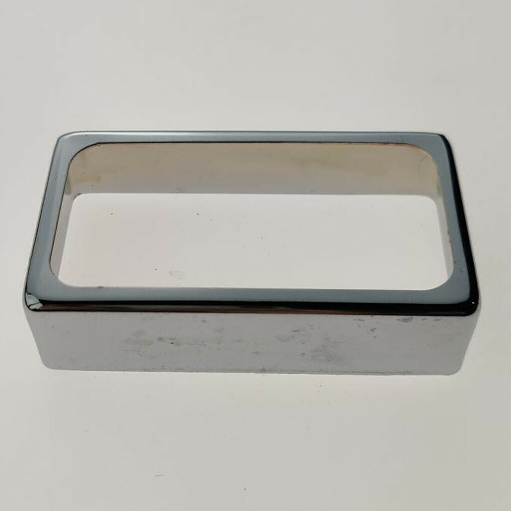 1pc Mini Brass Humbucker Pickup Cover Open for LP Guitar Accs Durable Chrome