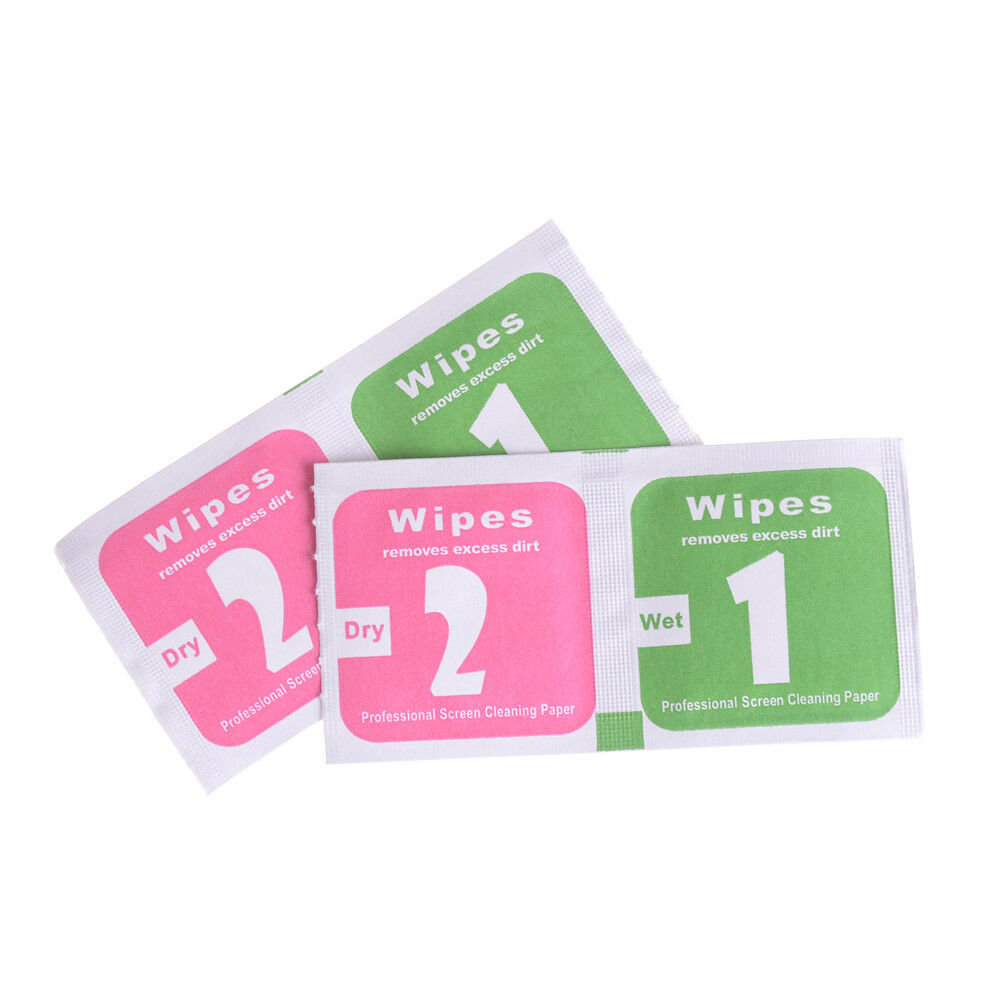 400pcs Camera Lens Phone LCD Screen Dust Removal Dry Wet Cleaning Wipes Paper XC