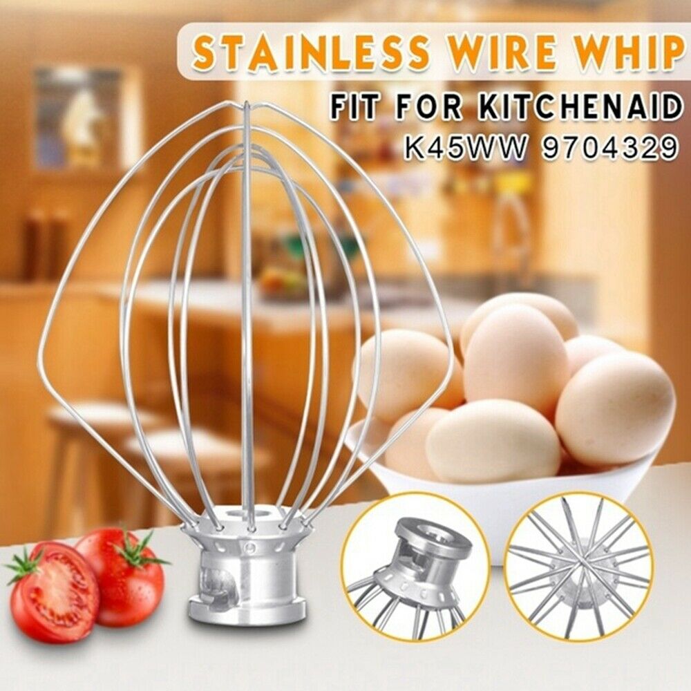 New For Kitchen Aid K45WW Wire Whip Beater Mixer Attachment Whisk  KSM90 KSM150