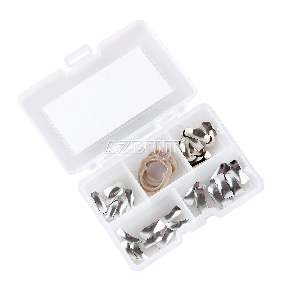 Dental F2 Sectional Contoured Metal Matrices Matrix Refill Bands Ring Forcep Kit