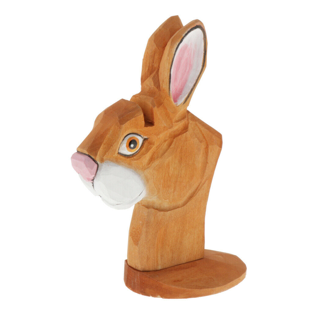2pcs Wood  Rabbit Eyeglasses Holder Stand Rack Spectacles Display