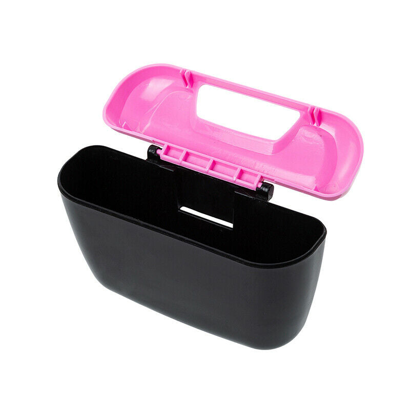 1x Home Auto Car Little Waste Trash Rubbish Bin Can Storage Holder Garbage Dust