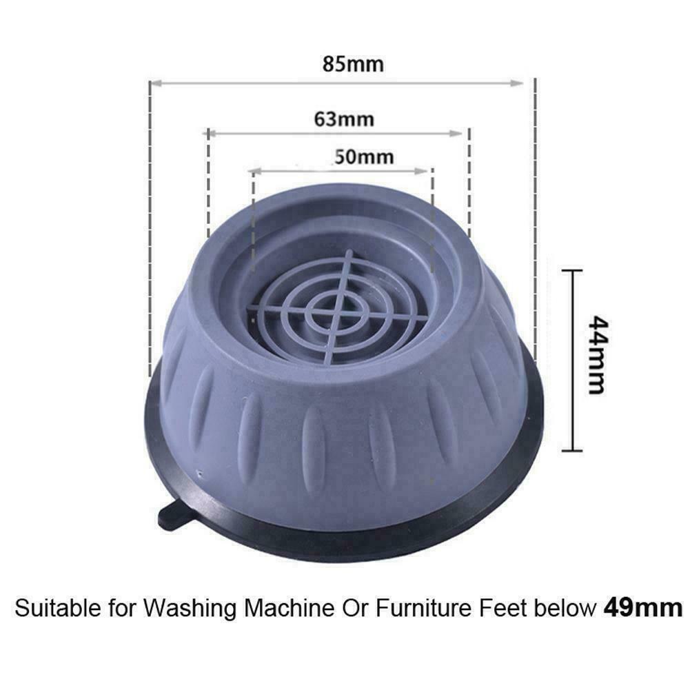 Anti-Vibration Feet Pads Washing Machine Rubber Base hj4 Mat Non-Slip new