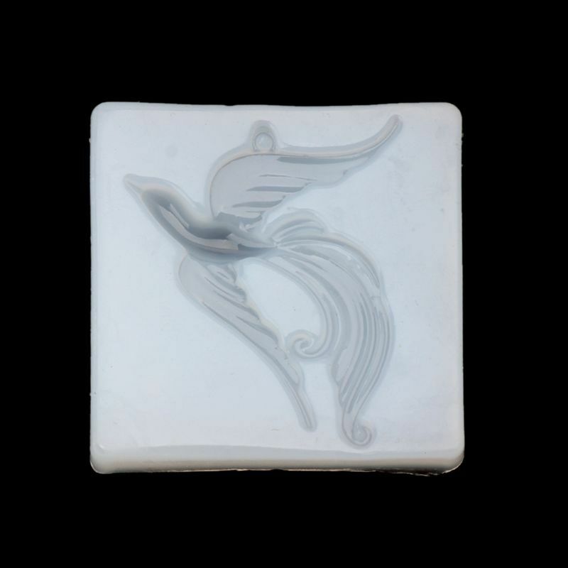 Beatuy Bird Phoenix Pendant Jewelry Silicone Mold Craft Tool Jewelry Making DIY