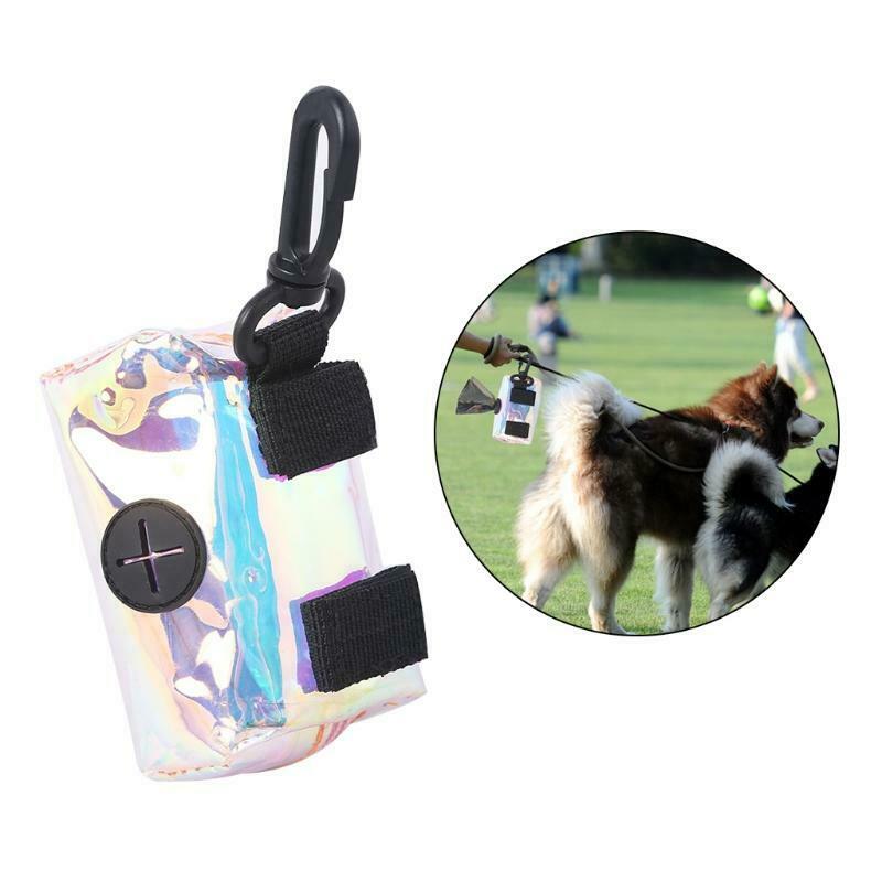 Pet Waste Bag Dispenser with Hook Accessory for Walking Running with Dogs
