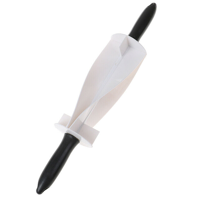Blade Roller Croissant Cutter Rolling Pin Non-Stick Cutter Cake Baked Pas DD