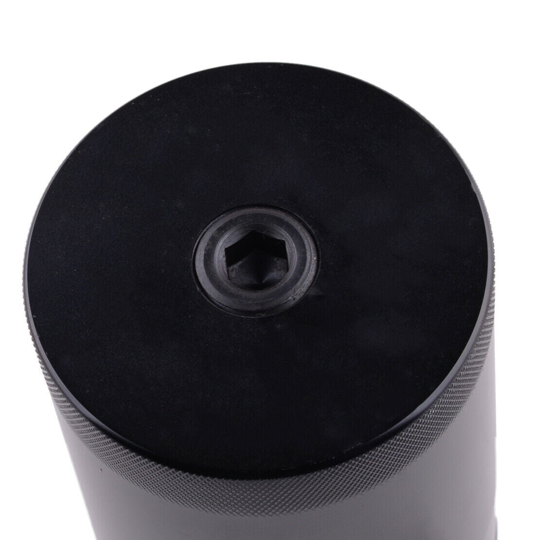 Black 2-Port Compact Baffled Separator Oil Catch Can Tank Reservoir 5 oz