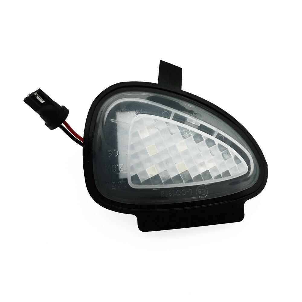 2Pcs White Under LED Side Mirror Puddle Light Lamp For VW MK6 6 MKVI 2010-2014