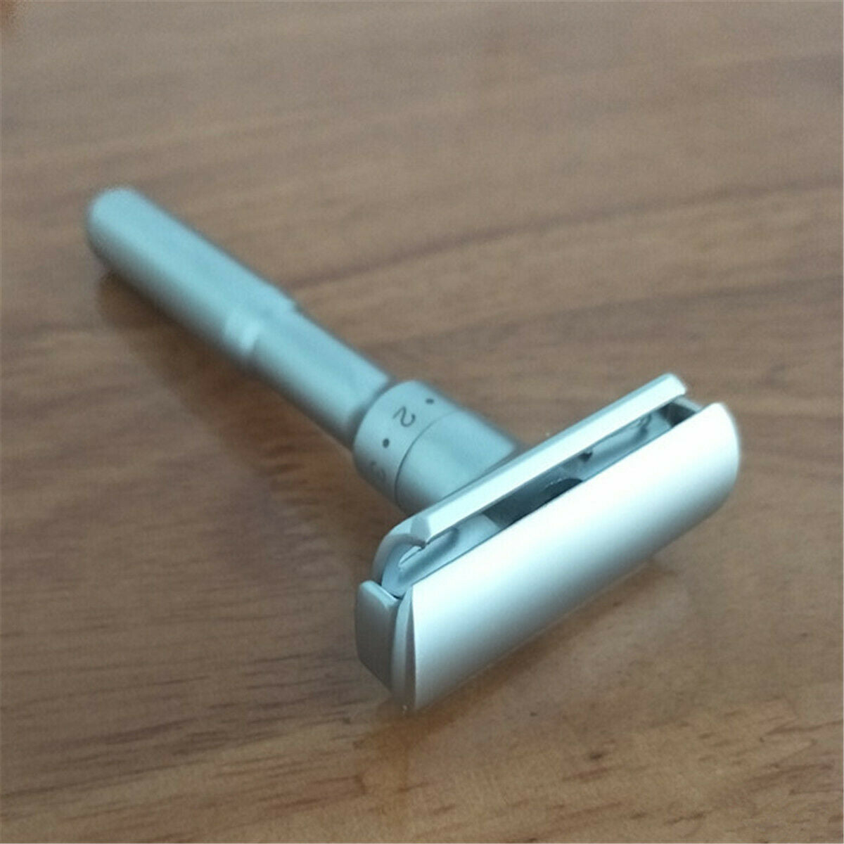 Men Adjustable Double Edge Shaving Safety Razor Shaver With 5pcs Blades Zinc