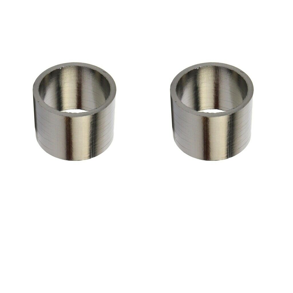 2x Motorcycle  Exhaust Silencer Graphite Gasket Muffler Seal