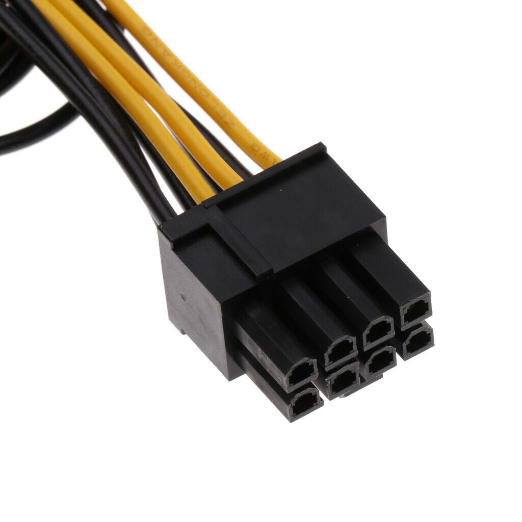 5X PCI-e  Female to Dual 8 (6+2pin)pin Male Graphics Video Card Power Extension