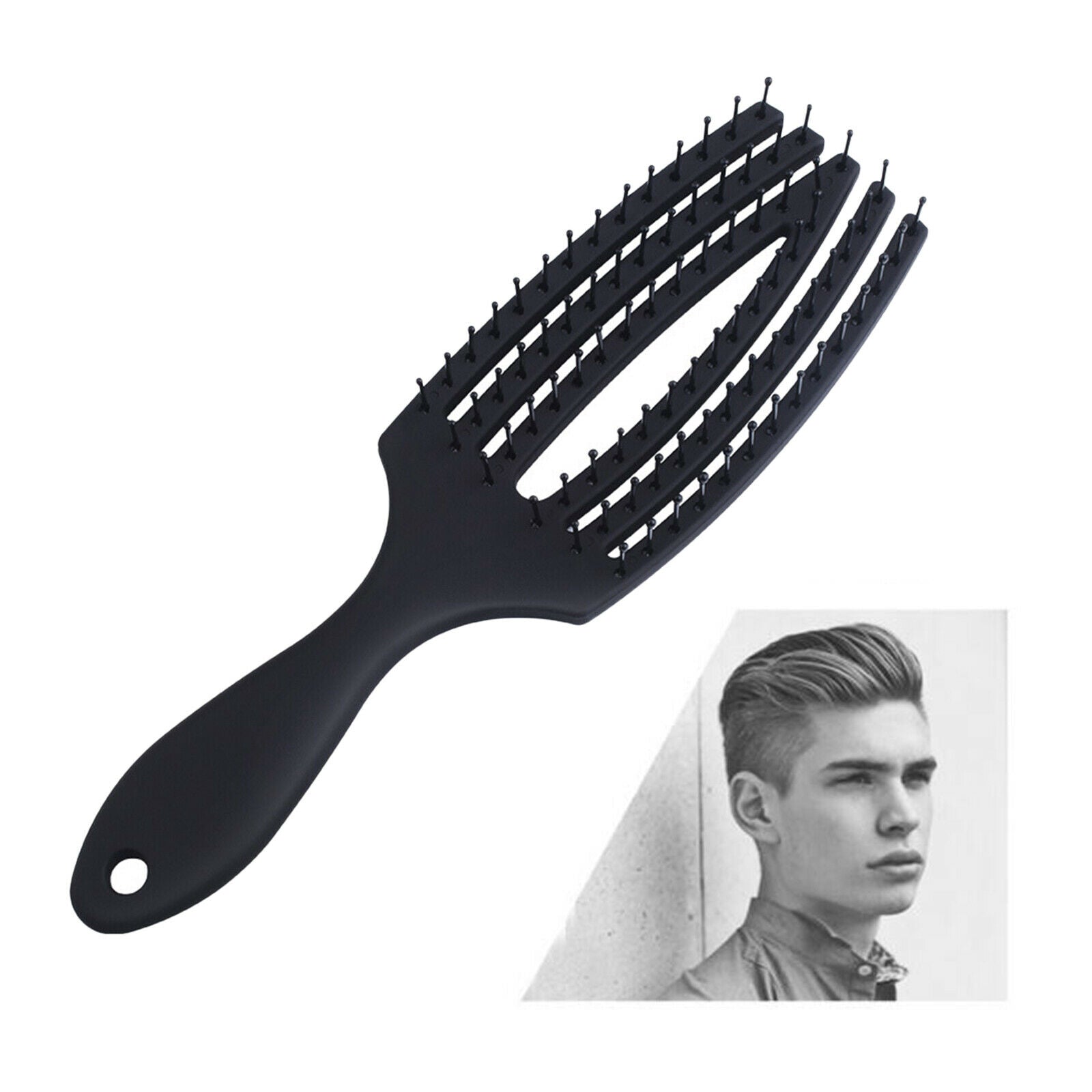 Paddle Detangler Vented Hair Brush Comb for Men and Women Kids Hairbrush