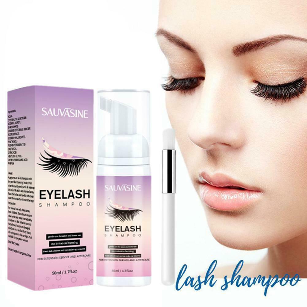 50ml Professional Eyelashe Foam Cleaner Eyelash Extension Cleansers Shampoo sets