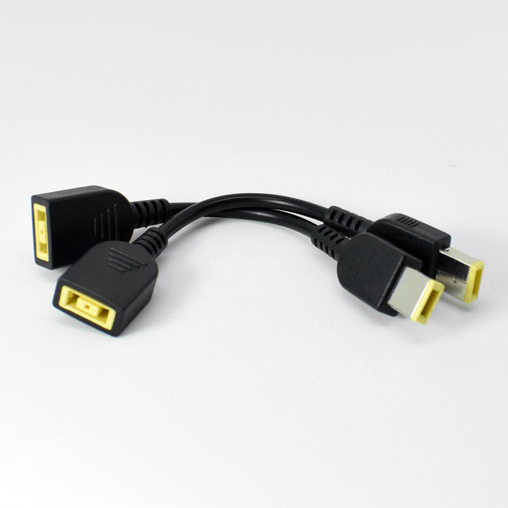 10pcs 14cm Square DC Tip Male To Female M/F Adapter Cable For Lenovo ThinkPad