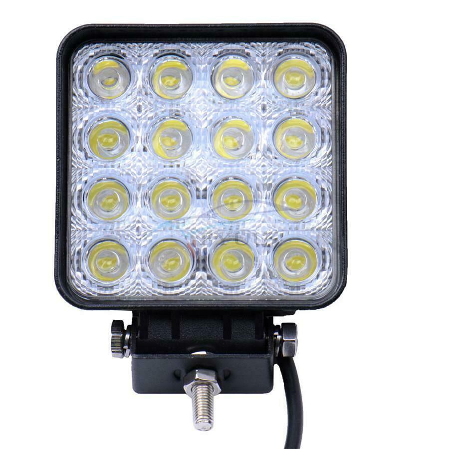 1× 48W 4" Waterproof LED Light Bar For Engineering\Off-Road\Fire\Rescue Vehicles