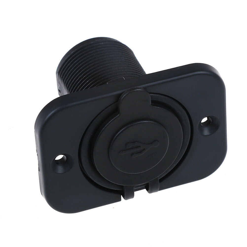 Dual 2 USB outlet 1A & 2.1A port socket charger for car boat motorcycle 12voltDD