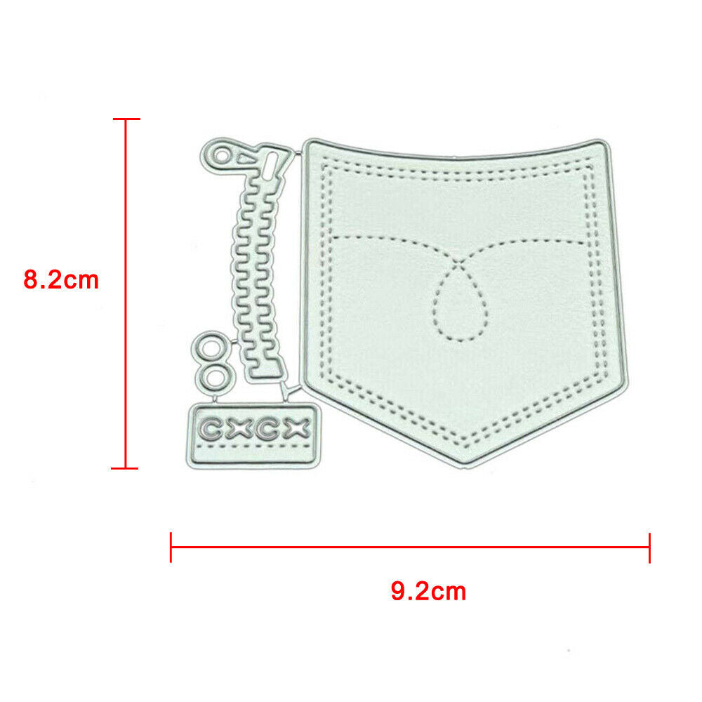 Pocket DIY Metal Cutting Die Stencil Scrapbooking Photo Stamp Album Craft Decor