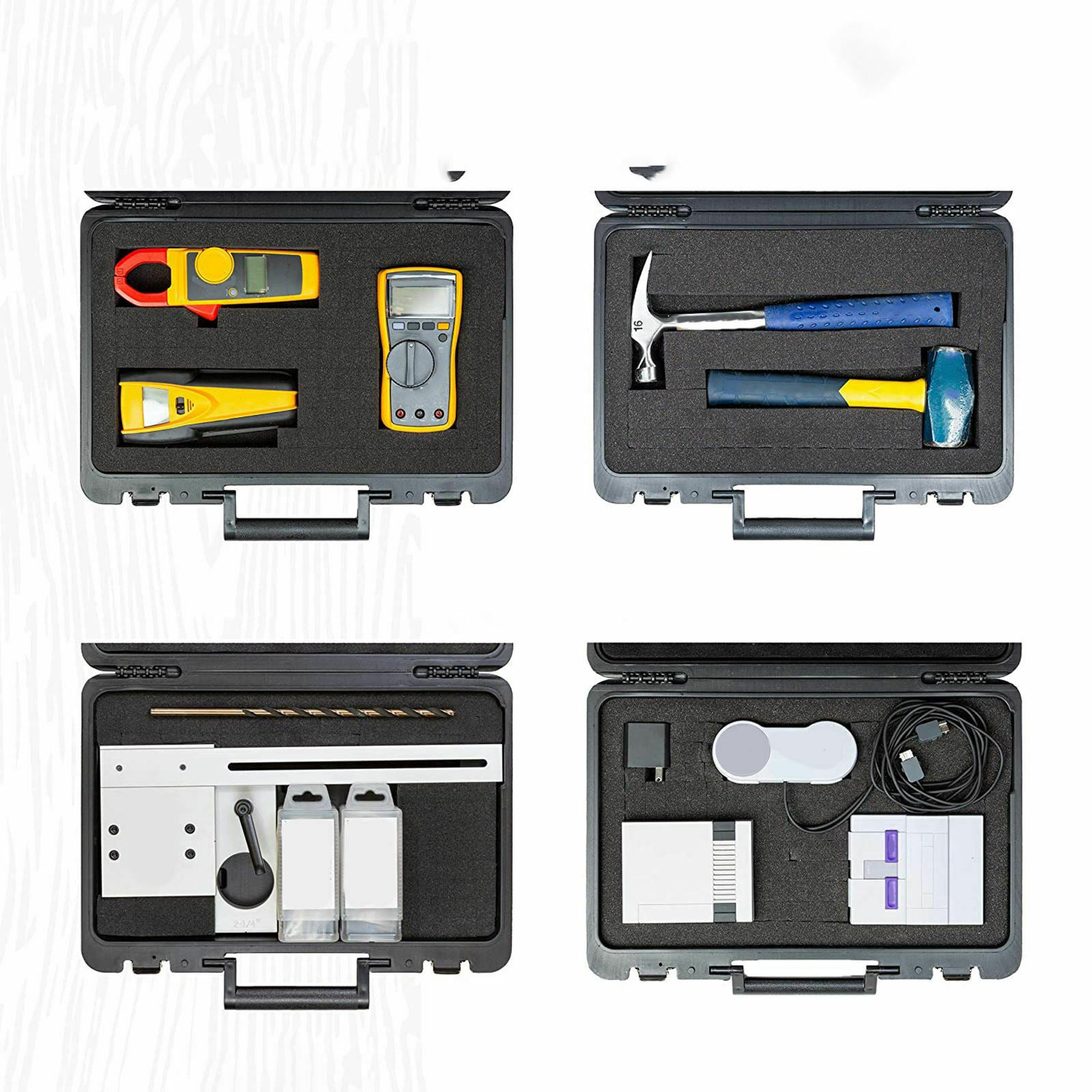Hard Camera Carrying Case Protective 10 x 8 x 3 Inches Tool Storage Box