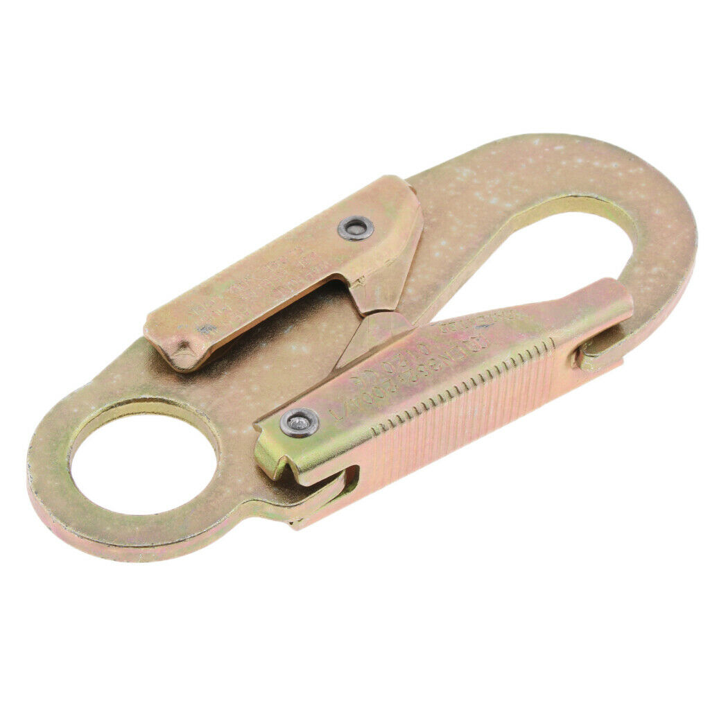 Prettyia Safety Climbing Snap Locking Hook Clip Fall Arrest Carabiner 30KN