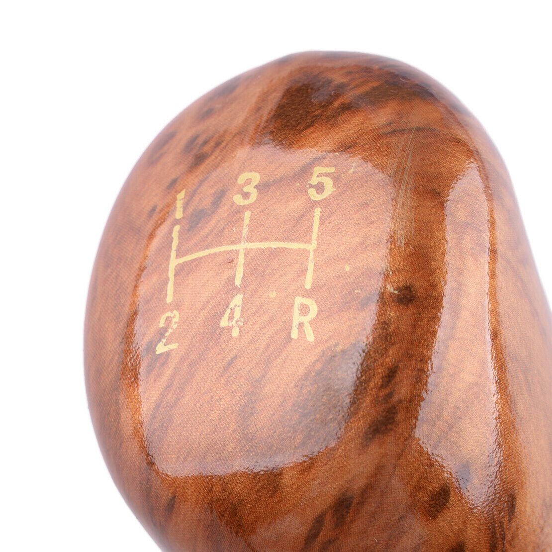 Universal 5 Speed Manual Transmission Wood Grain Shift Knob