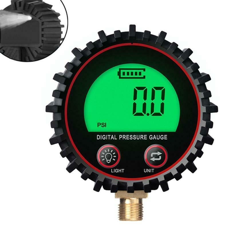 Digital Gas Pressure Gauge with M11 Bottom Connector Rang to 255psi Accuracy 1%
