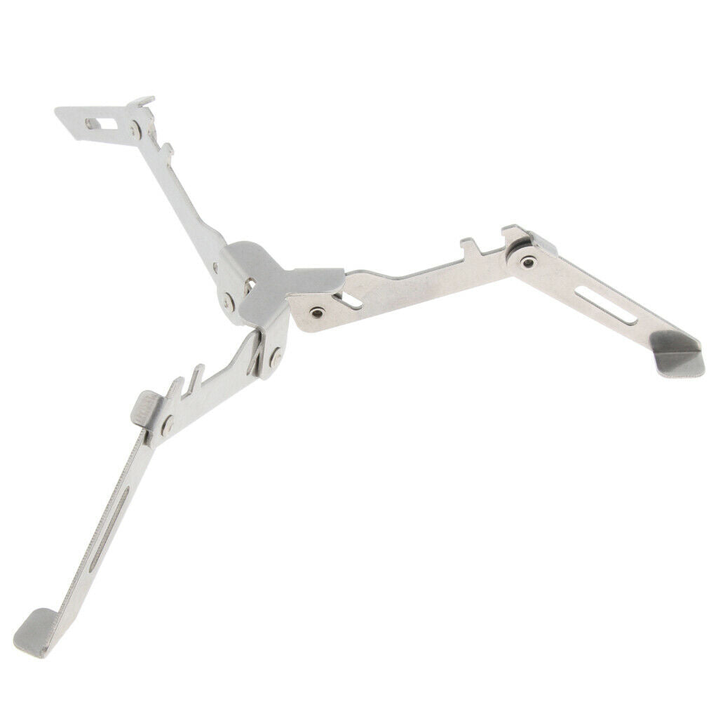 Stainless steel outdoor camping portable folding tripod stand for