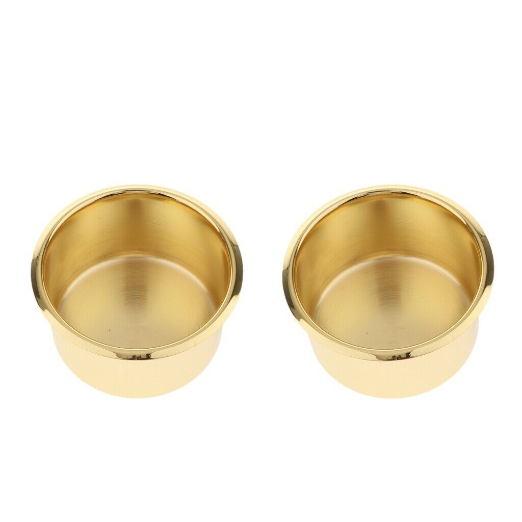 2 Pieces Multifunctional RV Motorhome Car Drink Bottle Holder Cup Stand 90mm