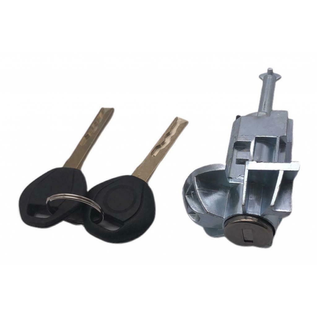 Left Driver Door Lock Cylinder Barrel Assembly W/2 Keys For  E46 3 Series