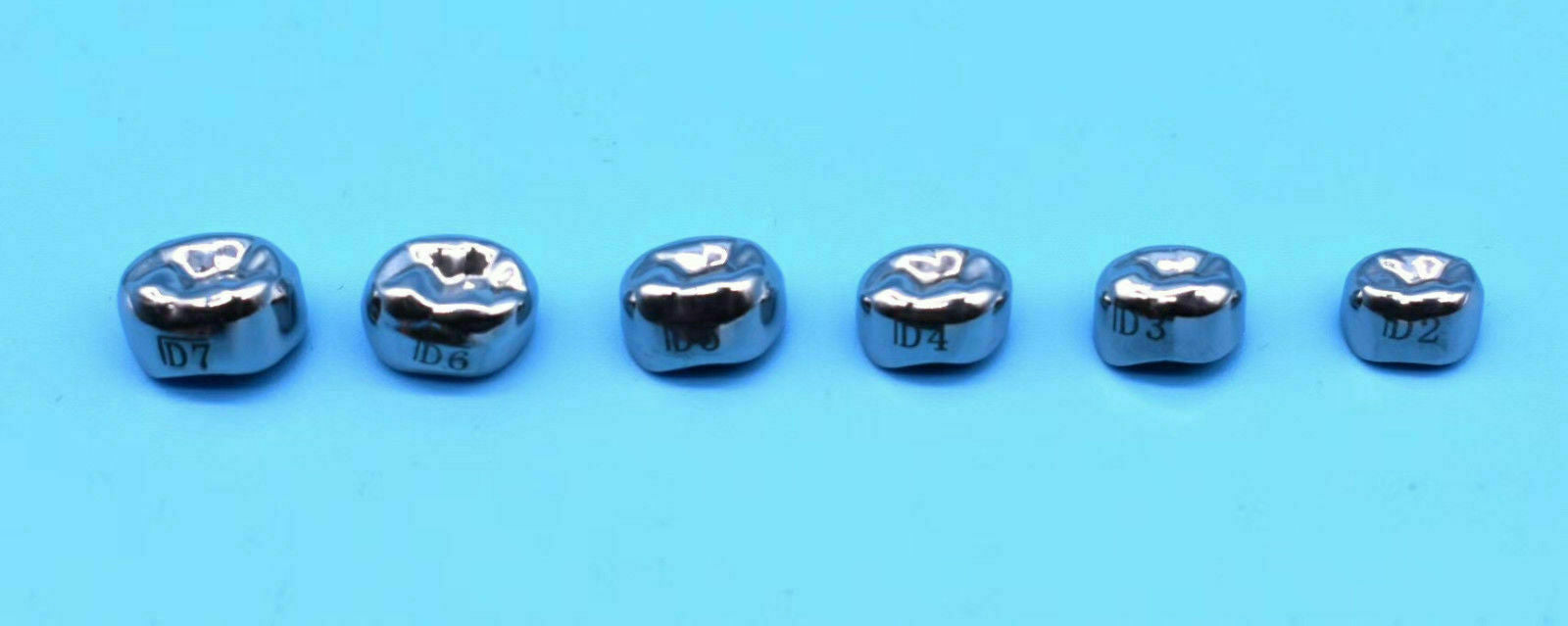 96pcs Stainless Steel Dental Kids Primary Molar Crowns Preformed Crown Dentist