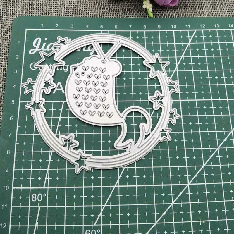Circle Star Metal Cutting Die Stencil DIY Scrapbooking Album Paper Card Template
