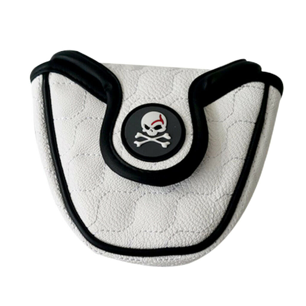 Waterproof Golf Mallet Putter Head Cover Headcover Golf Cover Guard White