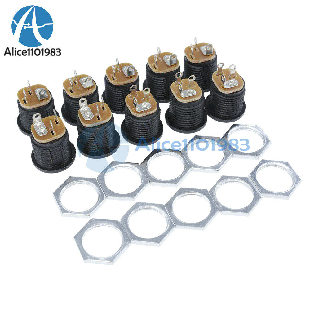 50PCS DC Power Outlet Inner Pin 2.1mm 5.5x2.1mm DC-022 Diameter 5.5mm