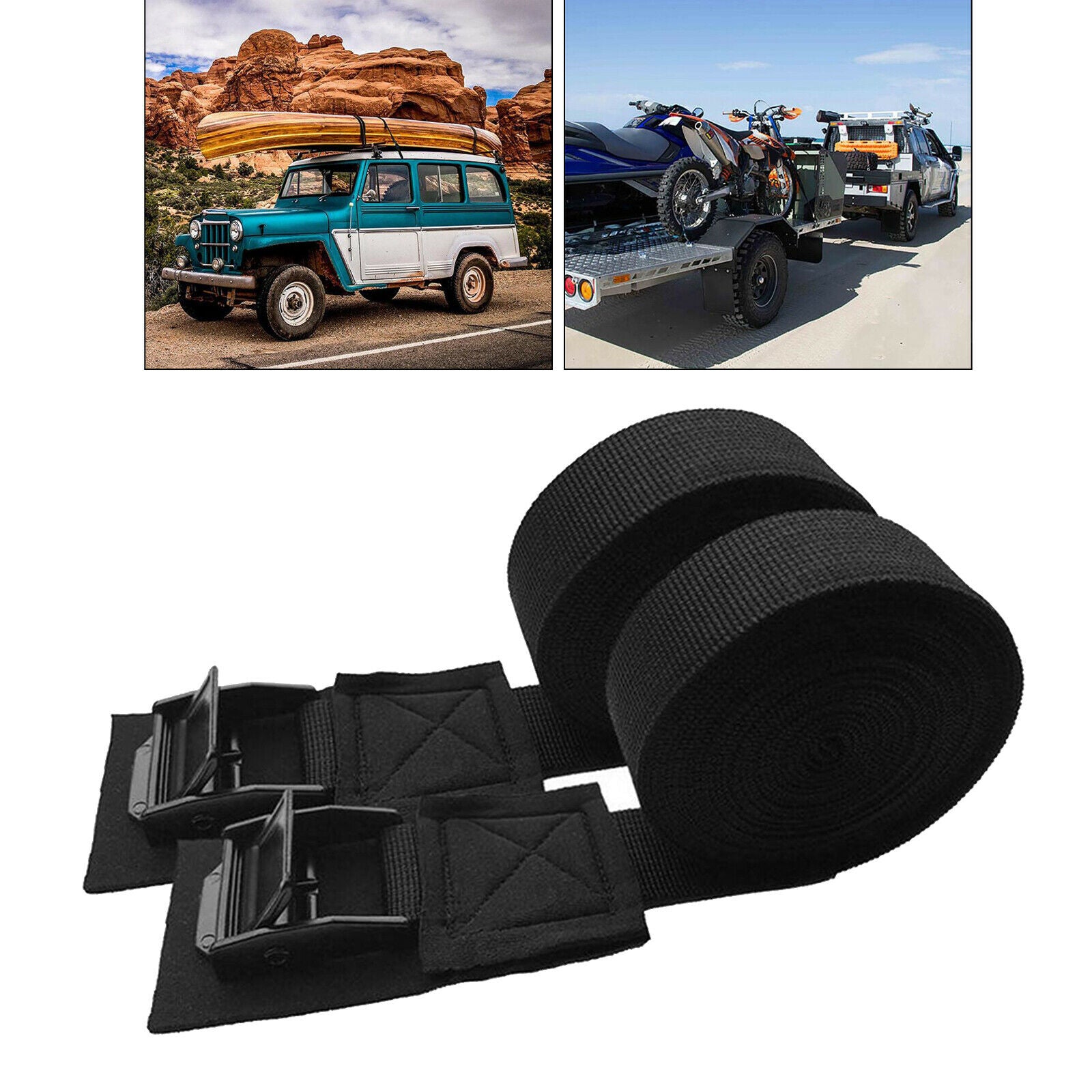 Tie Down Straps Belt Luggage Car Cargo Trailer Lashing Strap with Cam Buckle