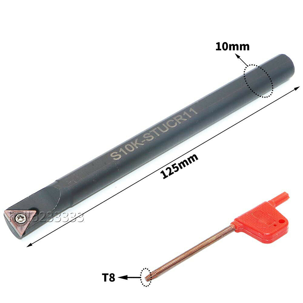 95°S10K STUCR11 Internal holder lather tool + TCMT110204 BP1125 turning insert