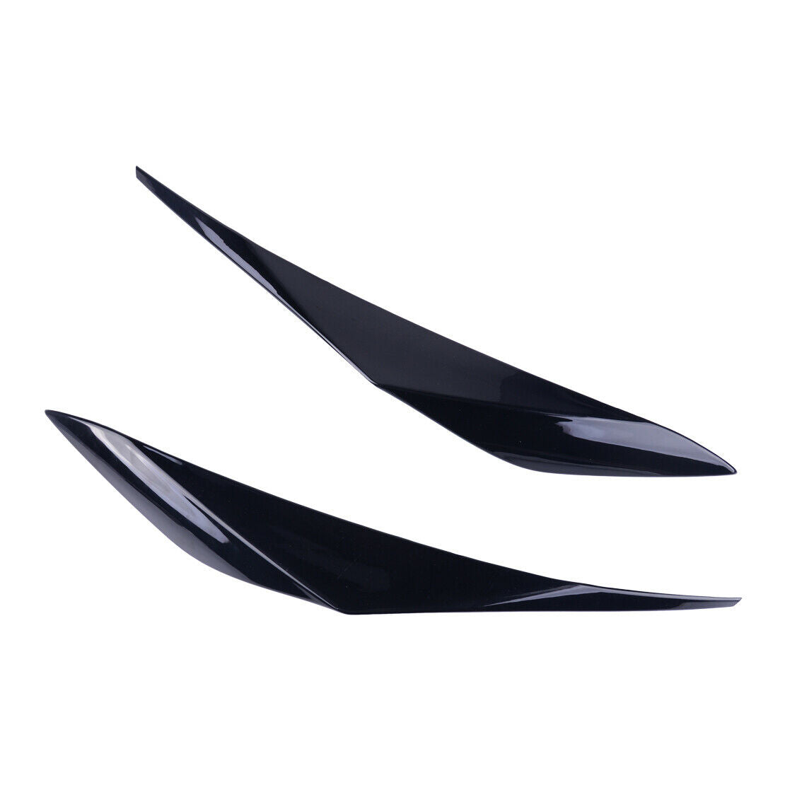 ABS 2x Headlight Eyebrows Eyelids Trim Fit for Mazda 3 Axela Sedan 2017-2018 Atn