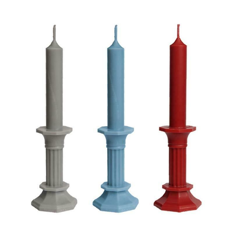 Plastic Candle Mold Octagonal Shape Scented Candle Candlestick Mould DIY Making