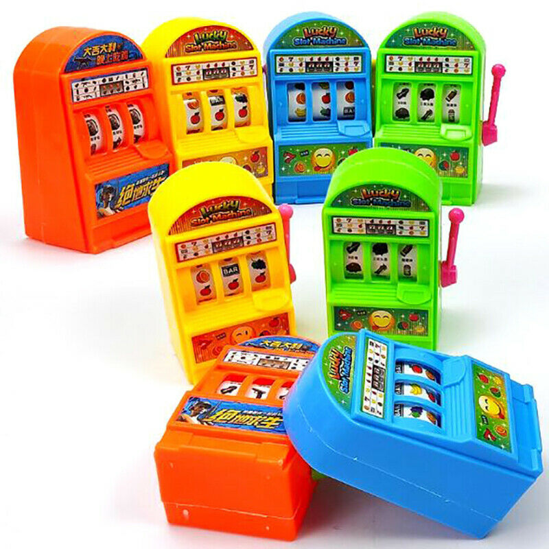 Mini Slot Machine Fruit Jackpot Gags Educational Handheld Antistress Luck.l8